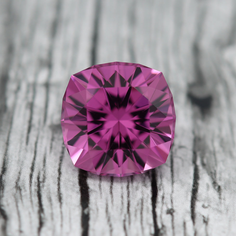 Precision cut 2.53ct Pink-Purple Mahenge Garnet