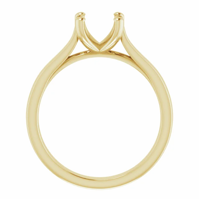 Thumbnail: Classic Tapered Band V-shaped Ring