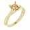 Thumbnail: Vintage Scrollwork Profile Ring