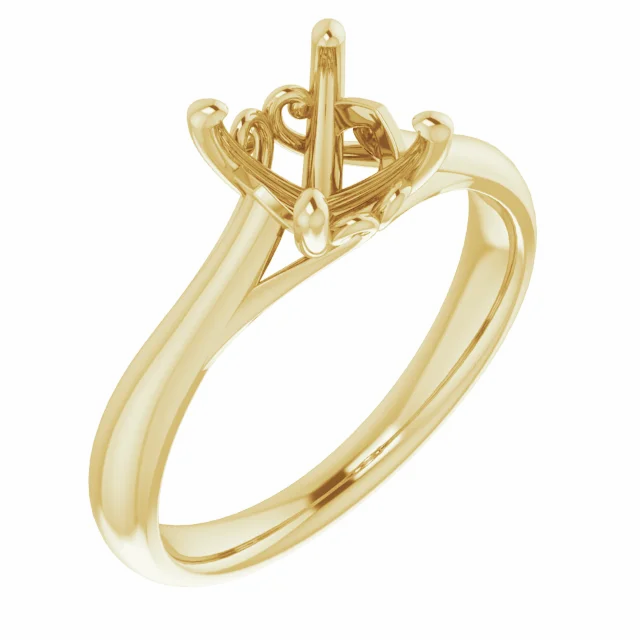 Thumbnail: Vintage Scrollwork Profile Ring