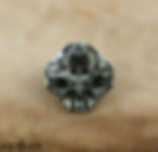Precision cut 0.96ct Gray-Green Rock Creek Montana Sapphire