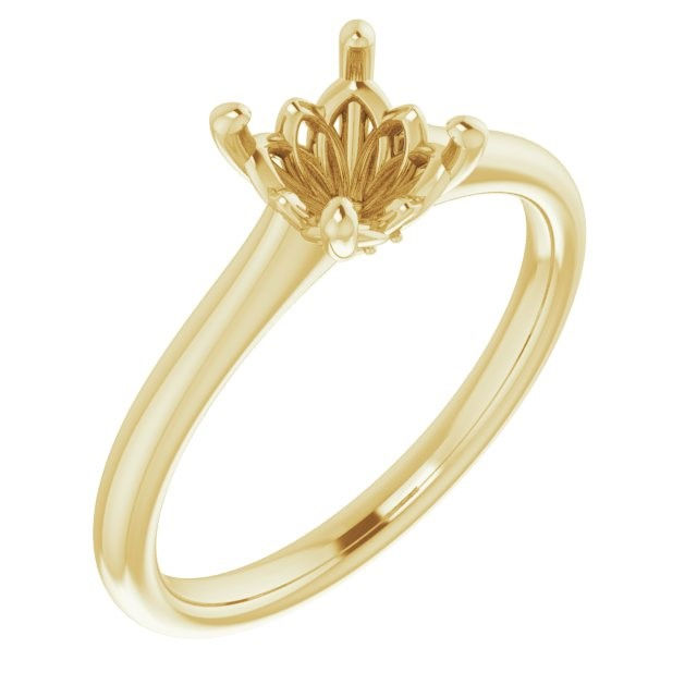 Thumbnail: Floral Lotus Accented Ring