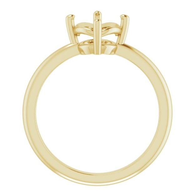 Thumbnail: Classic East-West Curved Profile Ring
