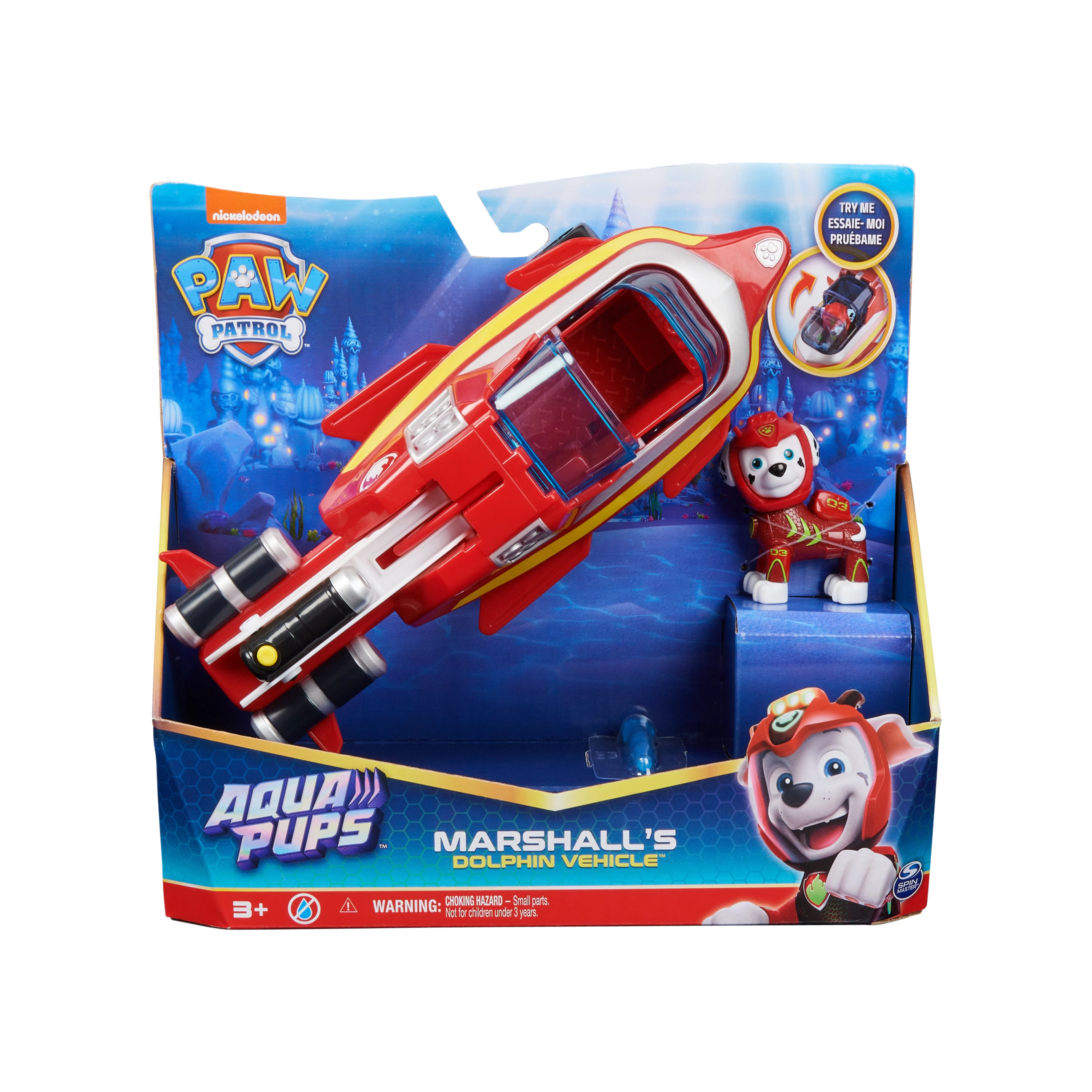 Paw Patrol - Aqua Pups Lancha de  Marshall