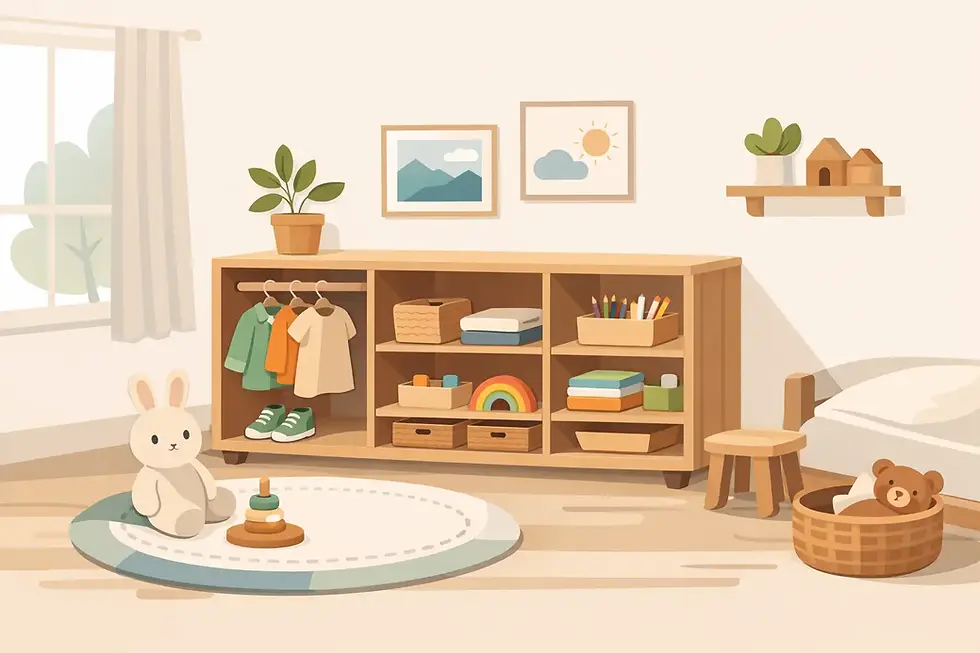 איך להתאים ארון מונטסורי לילדים בבית