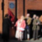 Unveiling of William Herschel's Blue Plaque