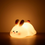 Thumbnail: LED Night Lights Cute Sheep Panda Rabbit Silicone Lamp USB Rechargeable Timing B