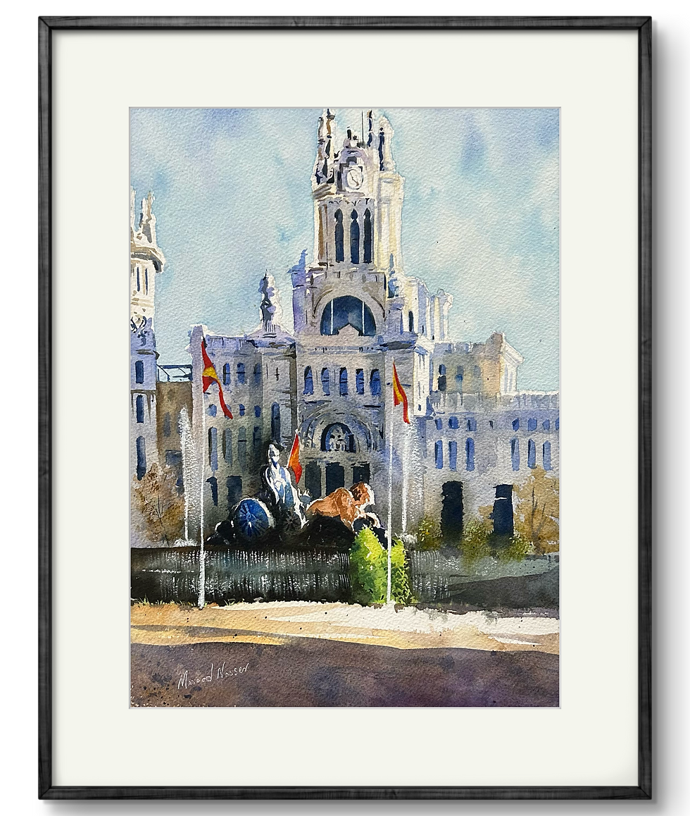 Plaza de Cibeles by Masood Nasser