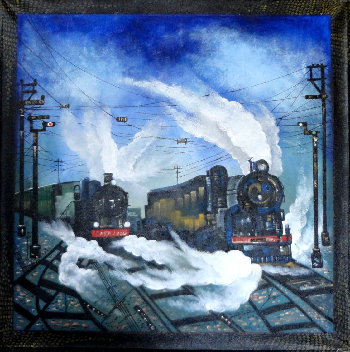 Train, size 11.8in x 11.8in