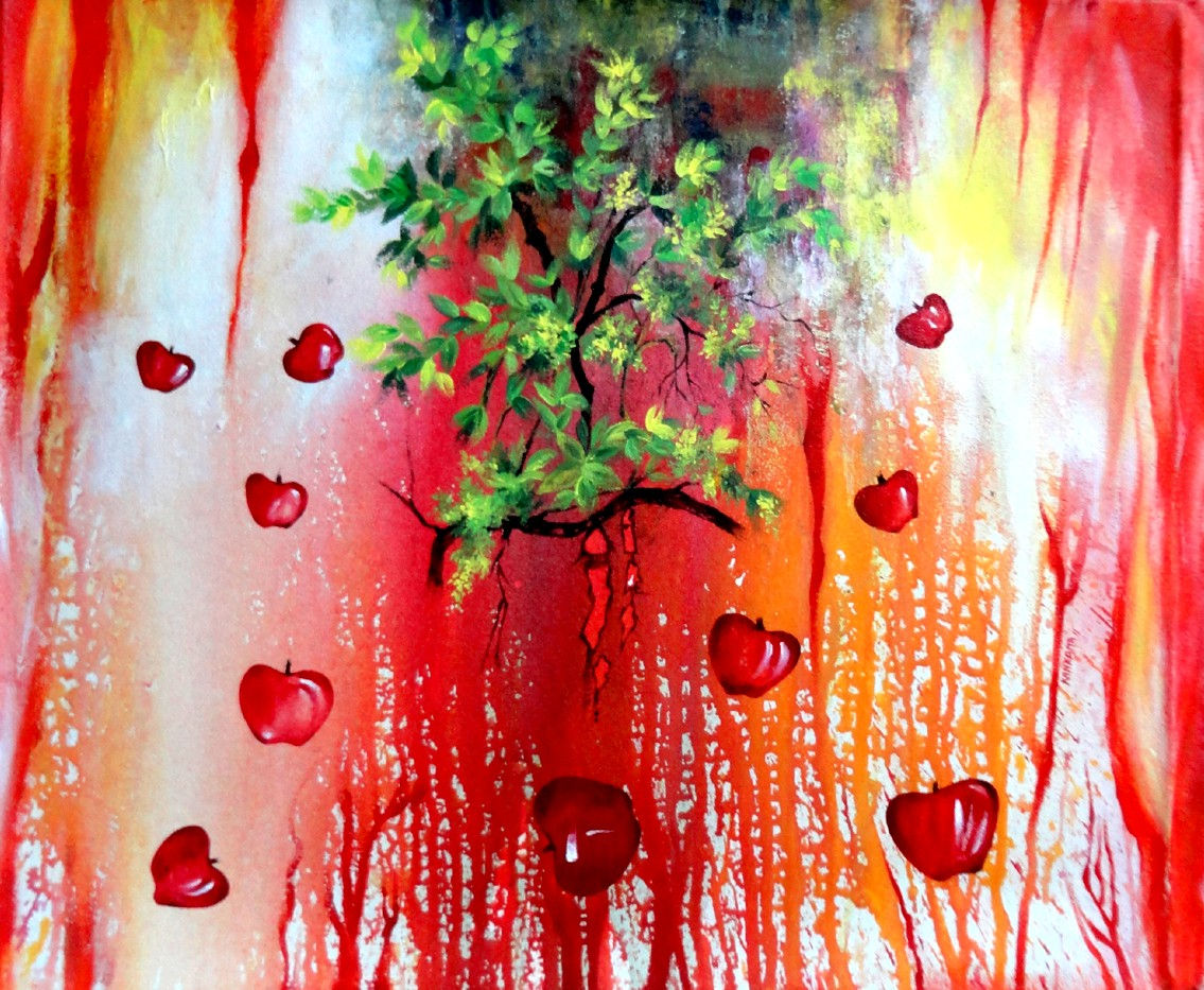 Garden of Eden, size 7.9in x 9.4in