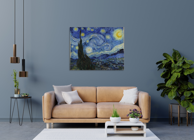 Van Gogh - The Starry Night (Canvas Print)