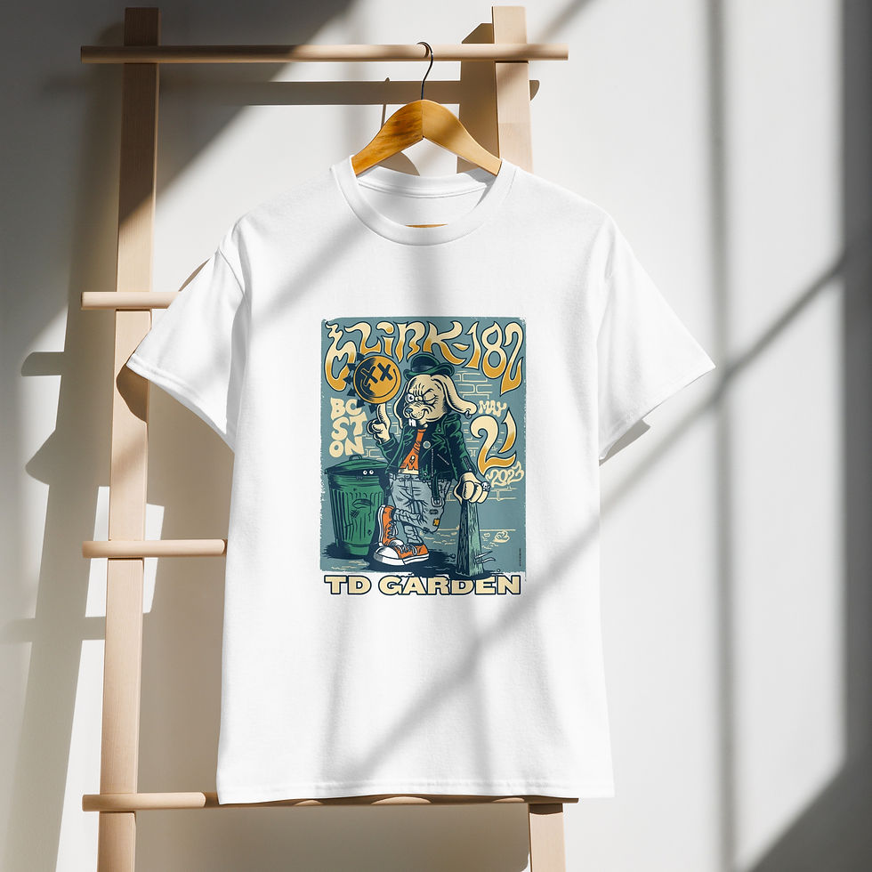 Thumbnail: Bostra - Smart Fit Retro Band T-Shirt 025