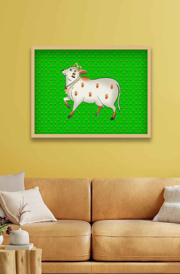 Thumbnail: Pichwai Collection 30 - Cow Series