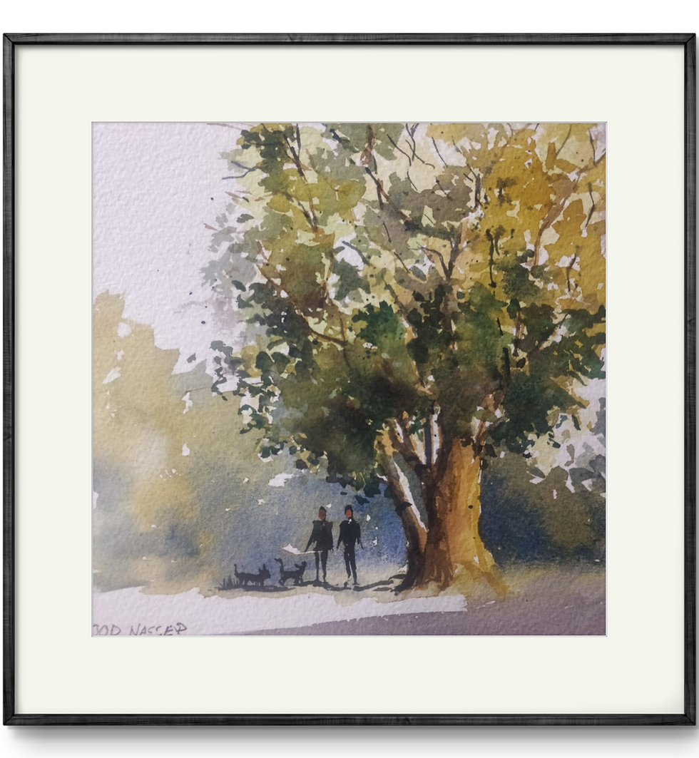 Tree at Mica by Masood Nasser