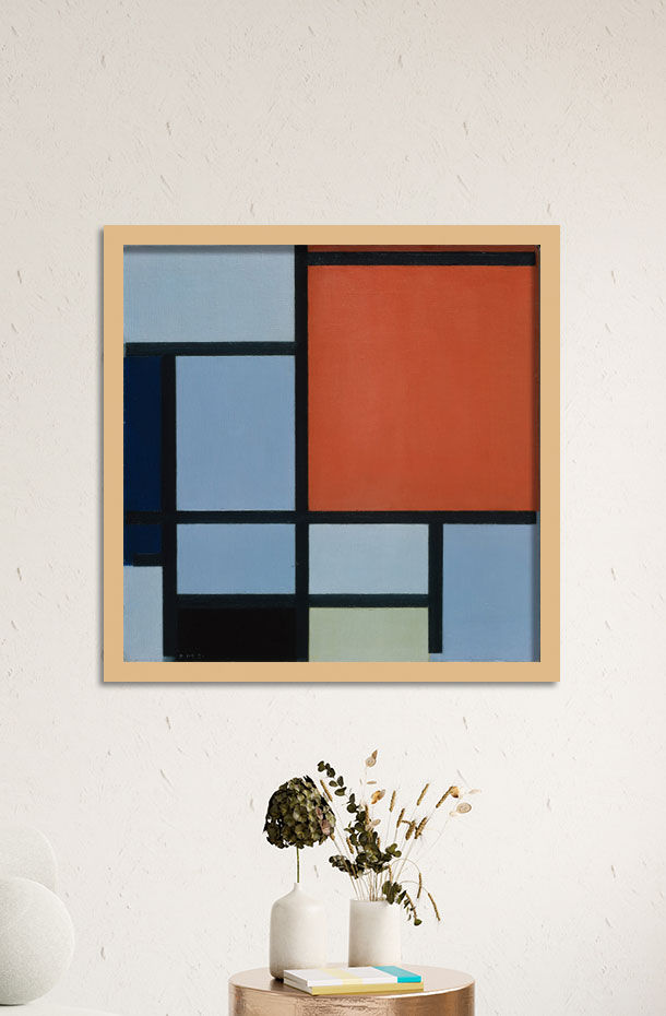 Thumbnail: Composition by Piet Mondrian