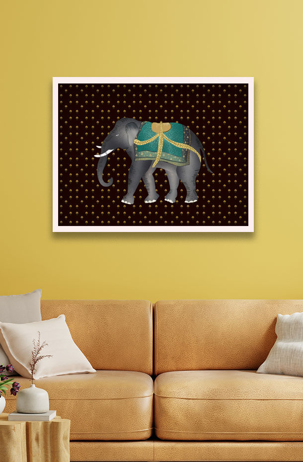 Thumbnail: Pichwai Collection 23 - Elephant Series