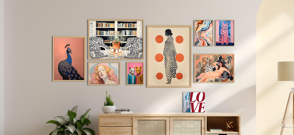 Exploring Eclectic Art collections: A Fusion of Abstract