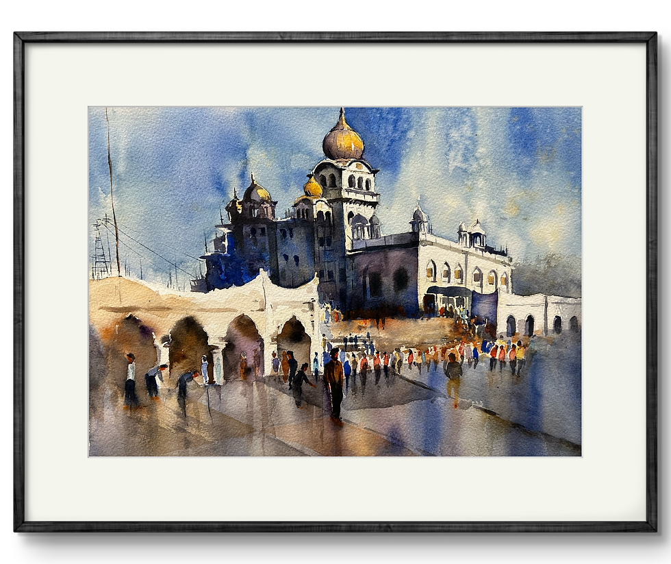 Bangla Saheb Gurudwara by Masood Nasser