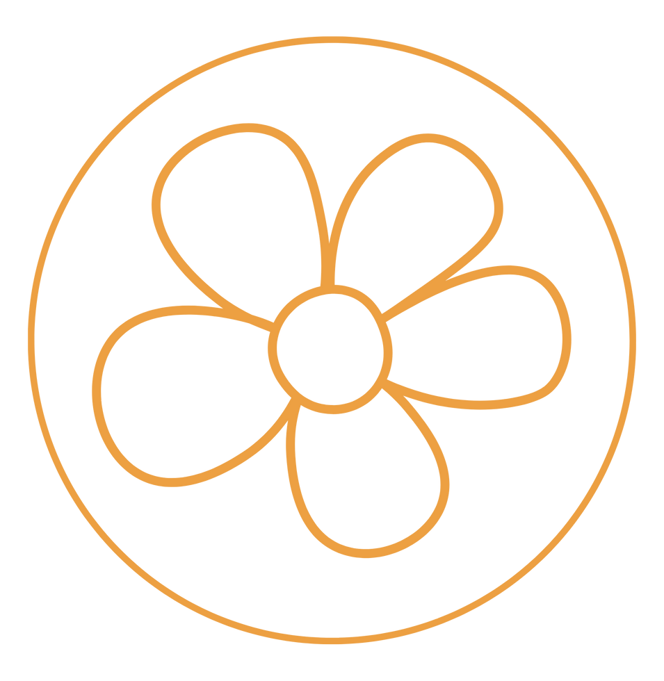 flower in circle