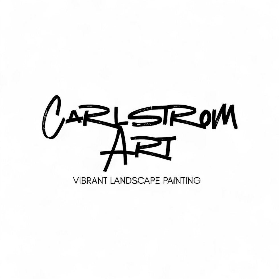 Carlstrom Art Vibrant Landscape Painting Logo