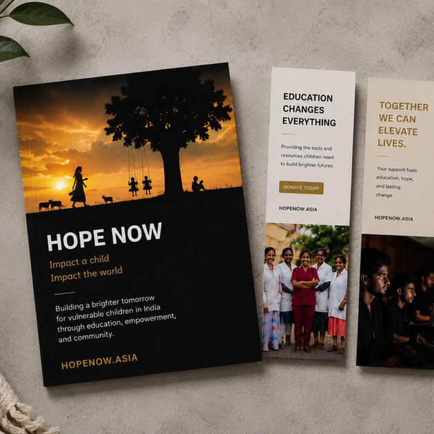hopenow fundraising brochures