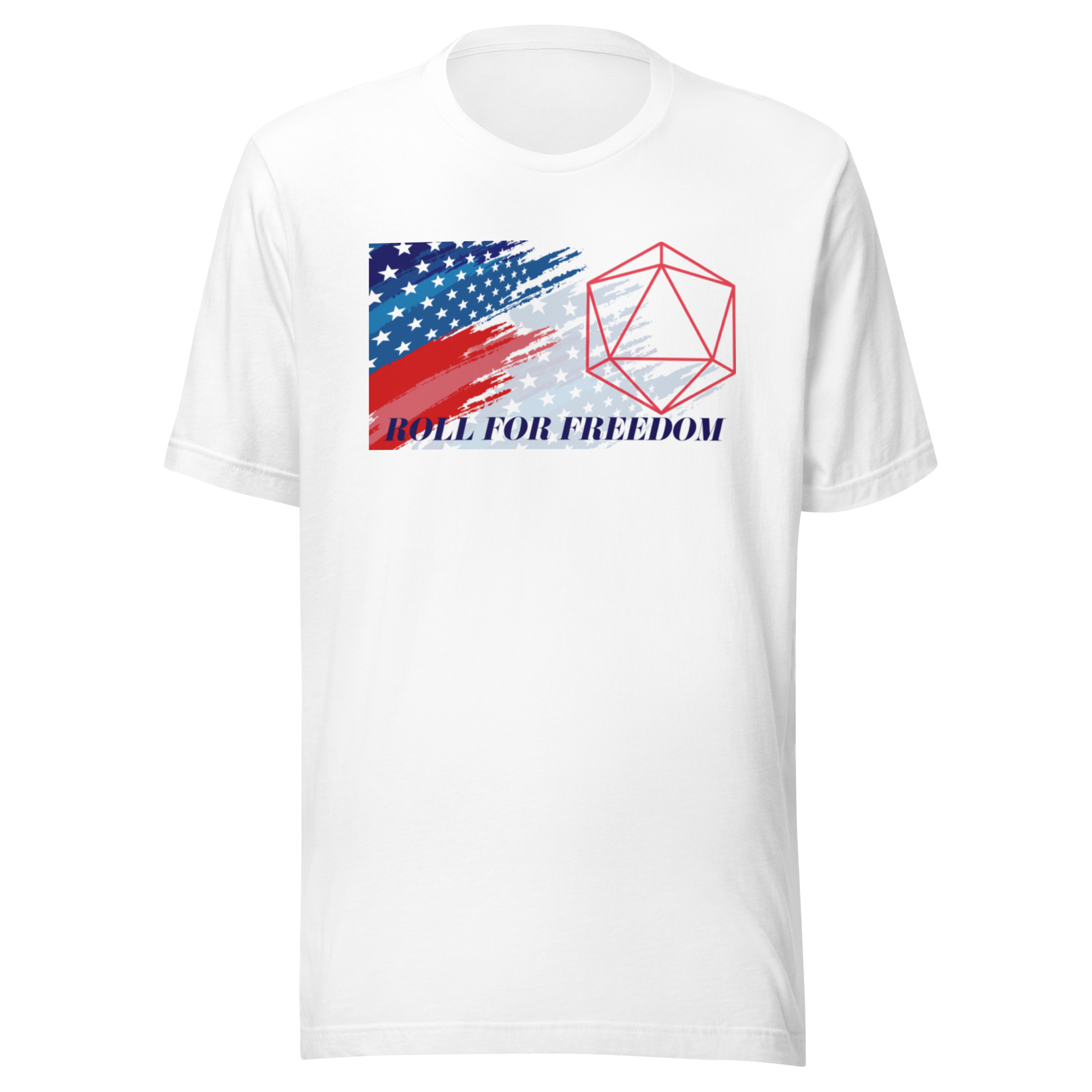 ROLL FOR FREEDOM | Comfy Unisex t-shirt