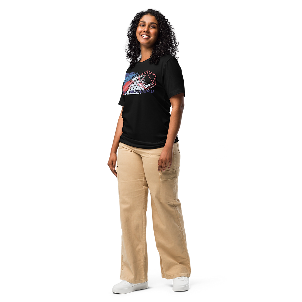 Thumbnail: ROLL FOR FREEDOM | Comfy Unisex t-shirt