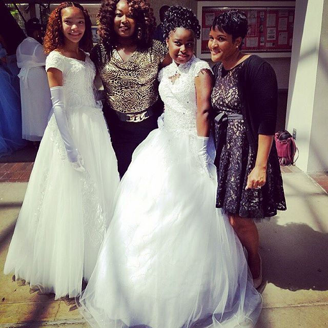 #Beautiful Green and White Pageant #fashion #whitegown #blackgirlsrock #blackgirlmagic #blackisbeaut