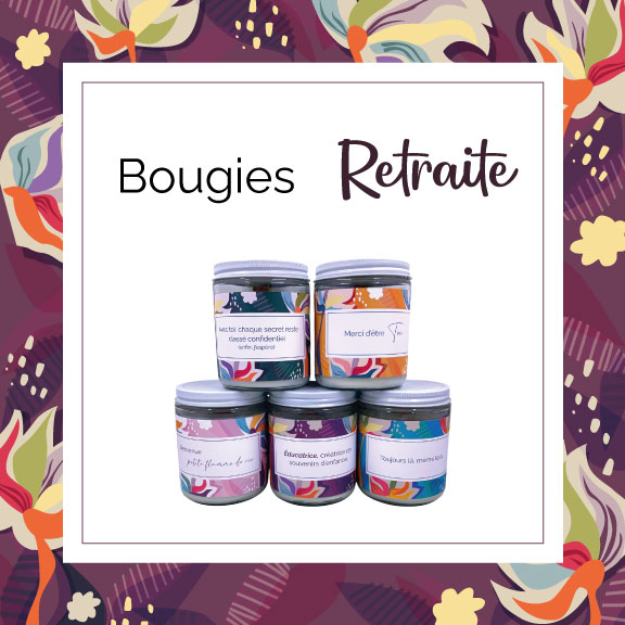 Bougie - Retraite - Mots Précieux