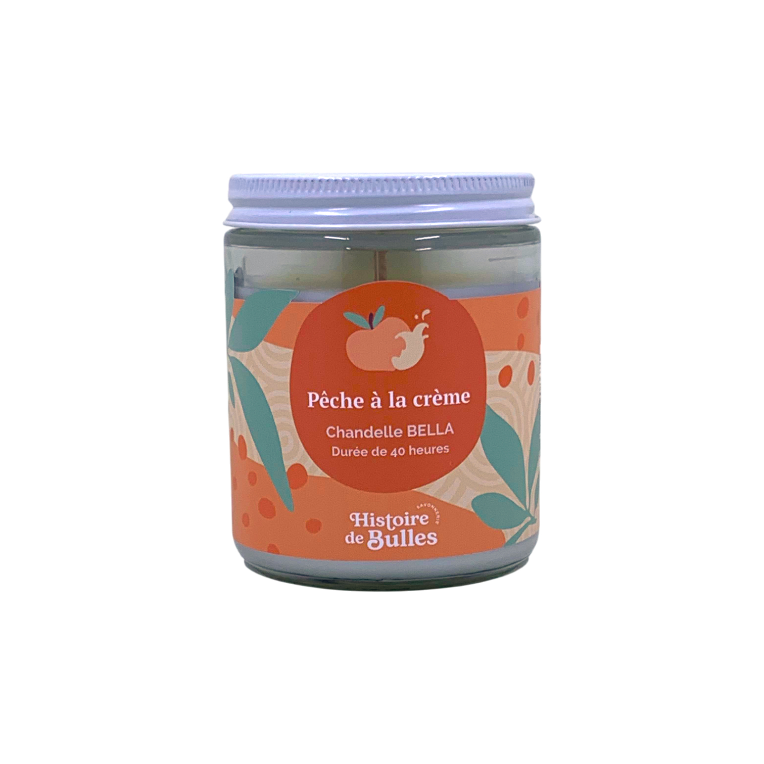 Chandelle Bella Pêche à la crème