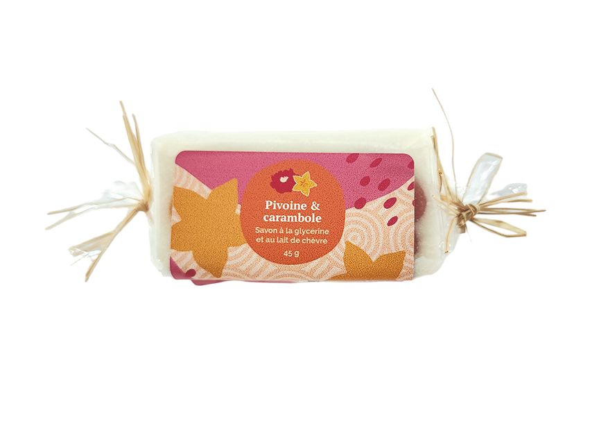 Mini savon - Pivoine & carambole