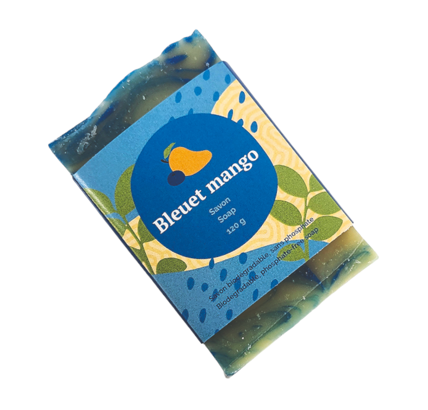Savon Bleuet et Mangue