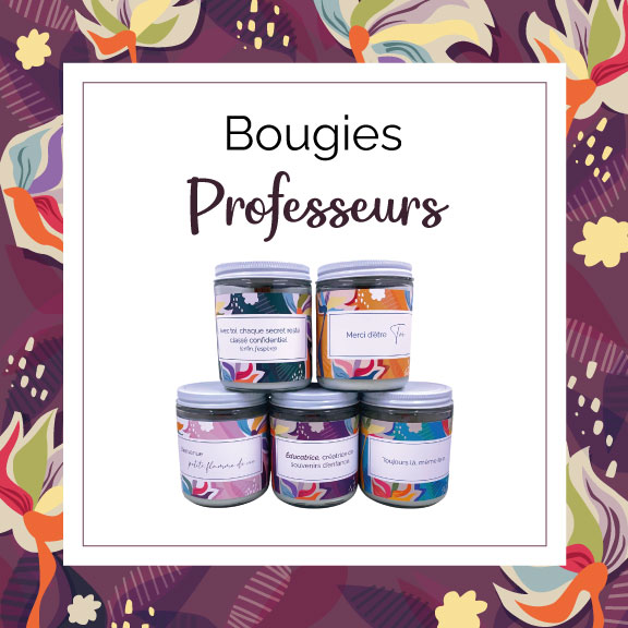 Bougie - Professeurs - Mots Précieux