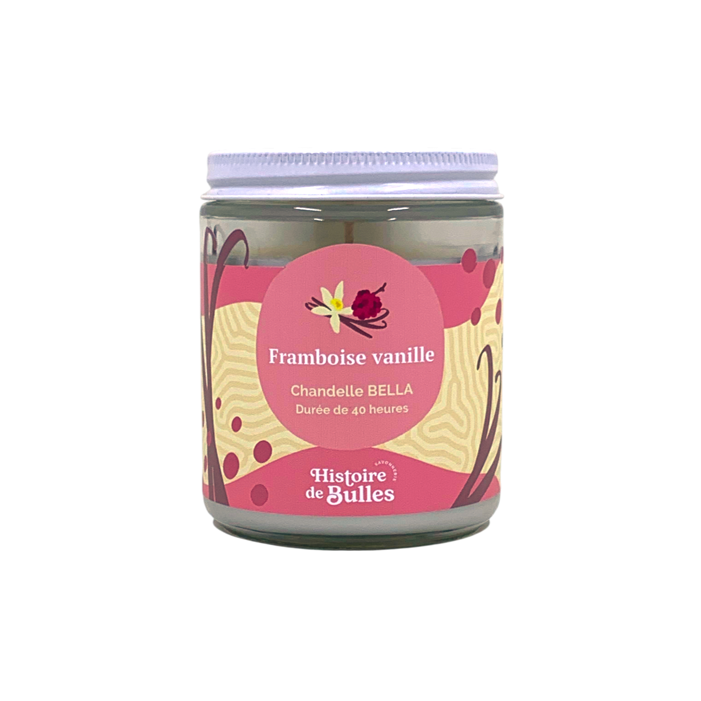 Chandelle Bella Framboise vanille