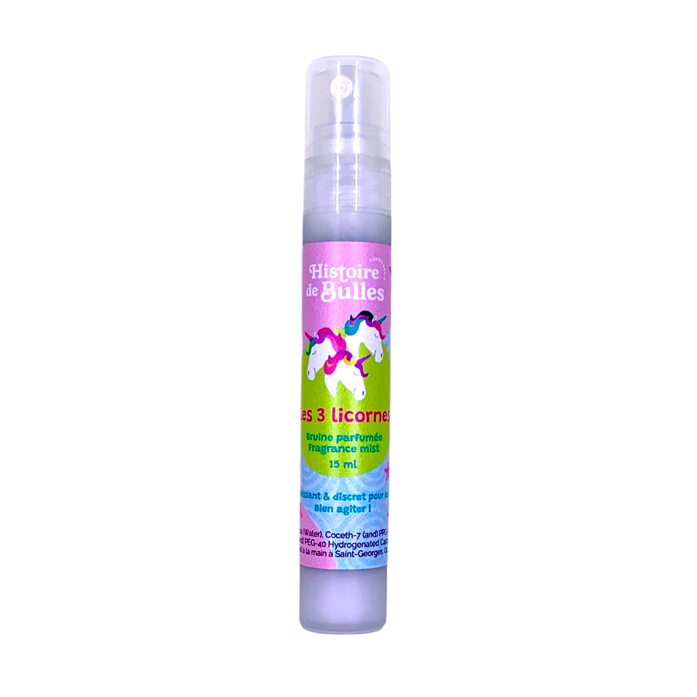Les 3 Licornes Bruine Parfumée 15 ml