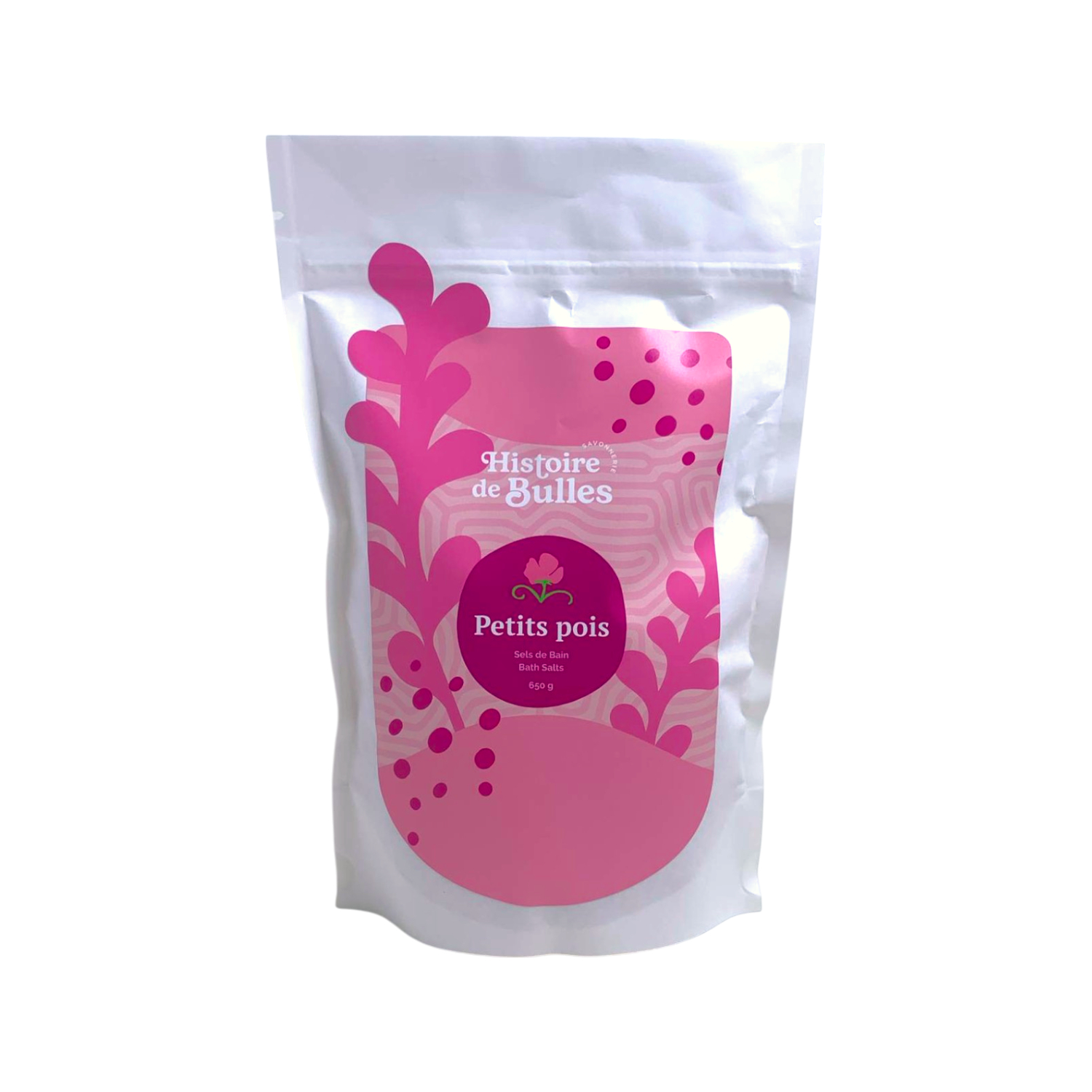 Sels de bain Petits pois