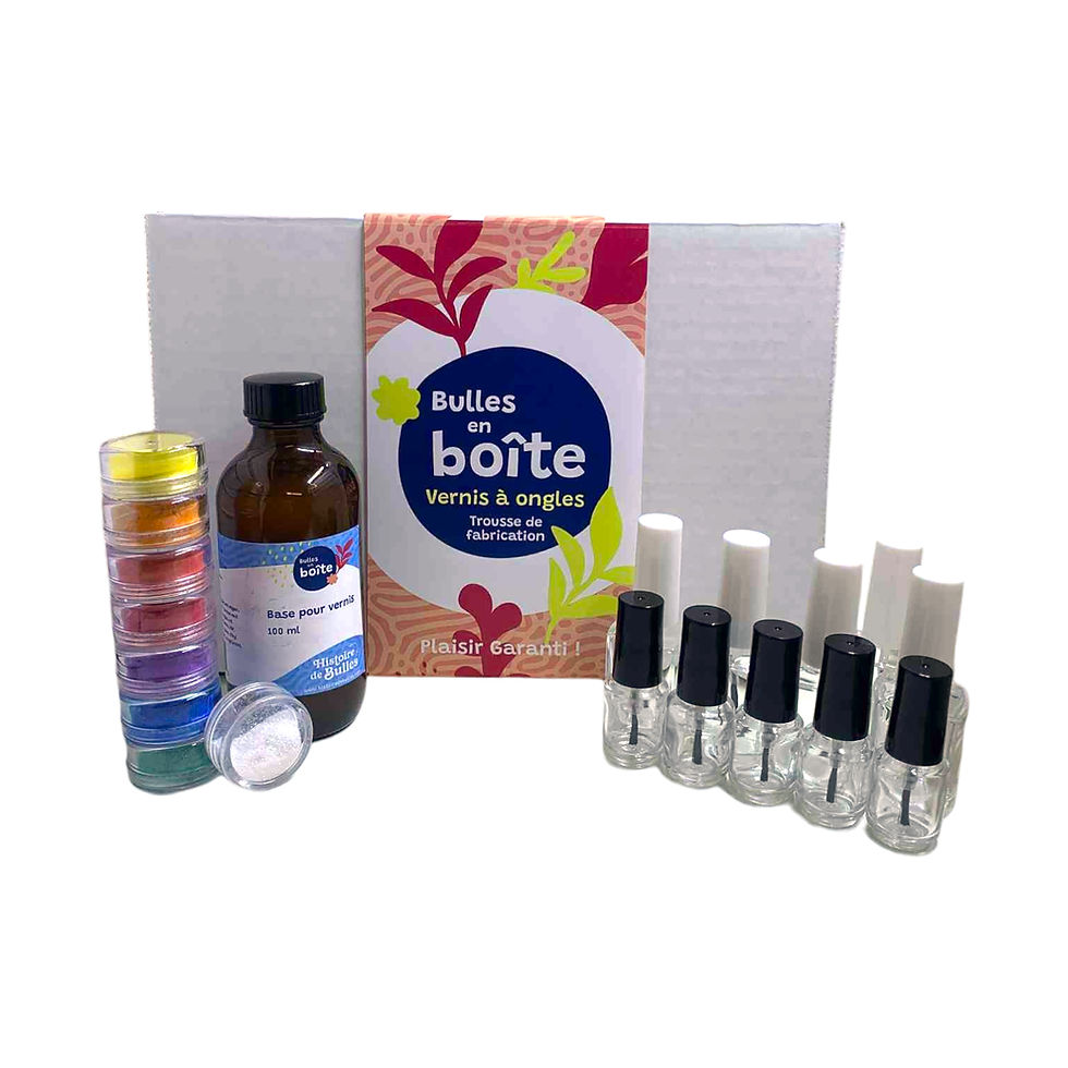 Fabriquez vos propres vernis à ongles en famille! 💅✨