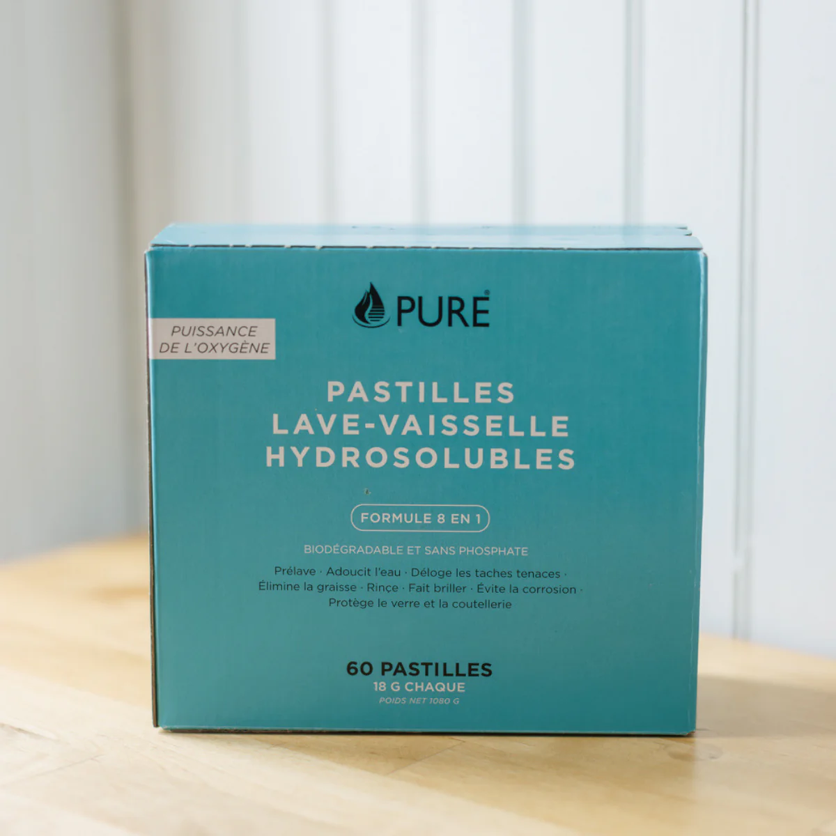 Pastilles pour lave-vaisselle hydrosolubles 60 Unités - PURE