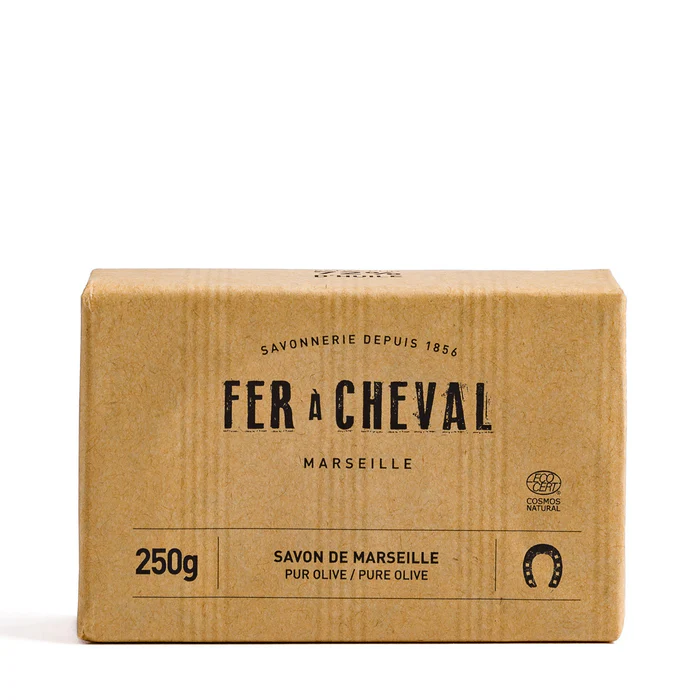 Savon de Marseille Savonnette Pur Olive 250g - Fer à Cheval