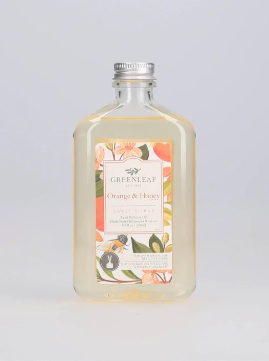 Orange & Honey - Huile de diffuseur a roseaux