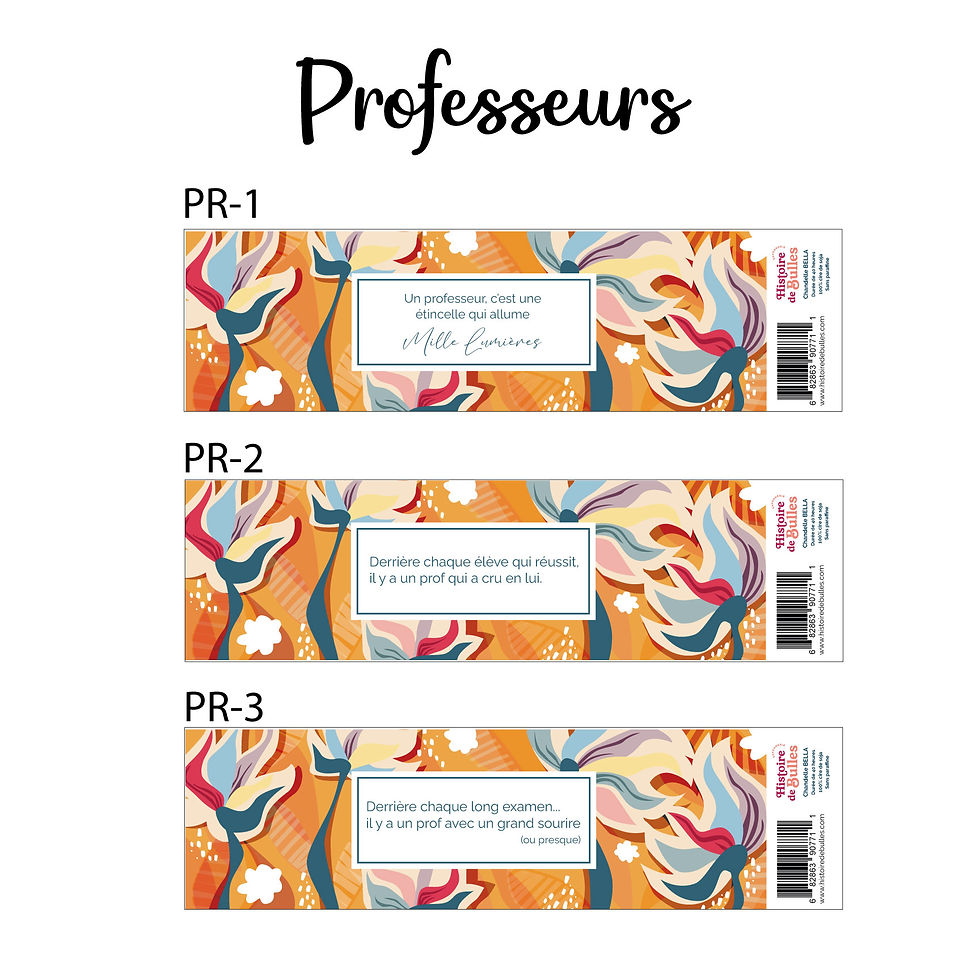 Miniature : Bougie - Professeurs - Mots Précieux