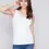 Miniature : Camisole réversible en bambou - Blanc