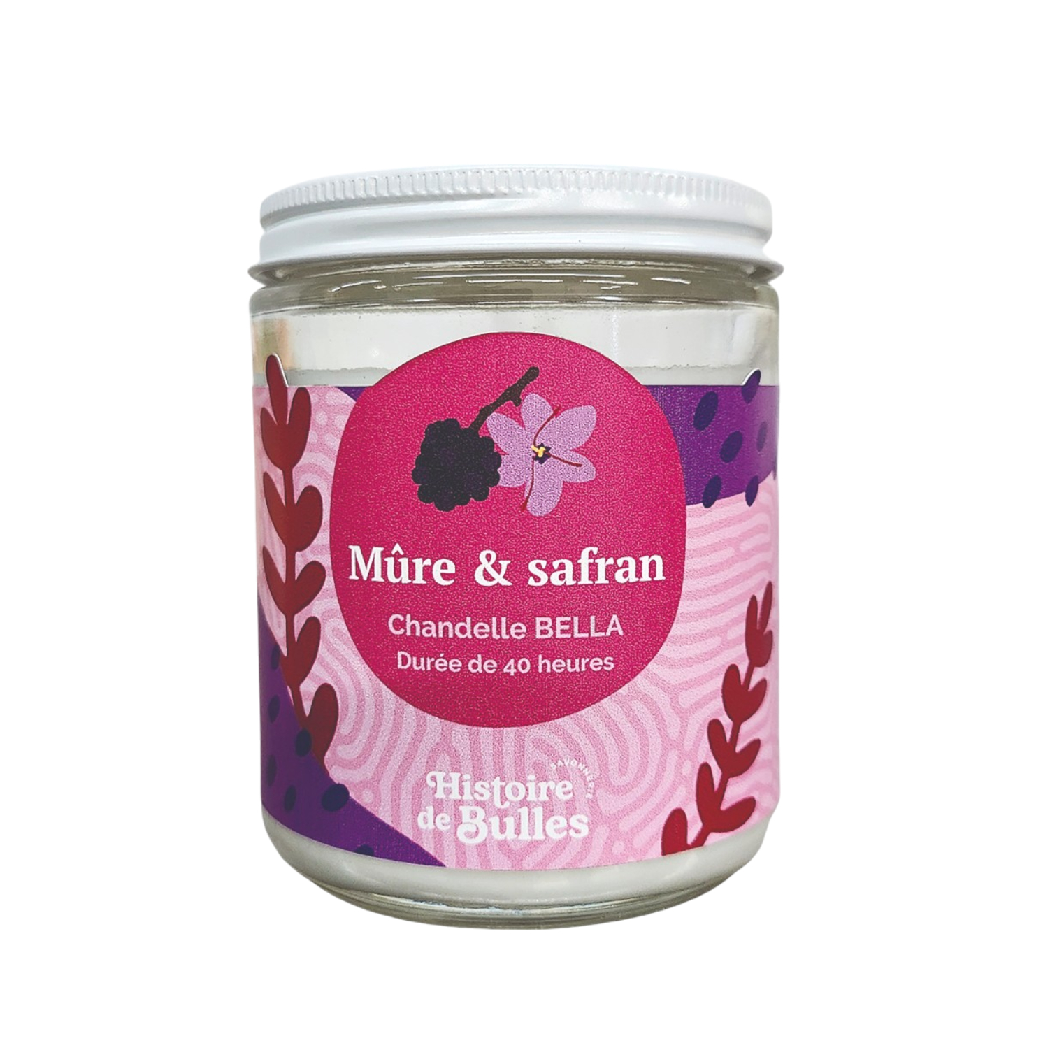 Chandelle Bella Mûre & Safran