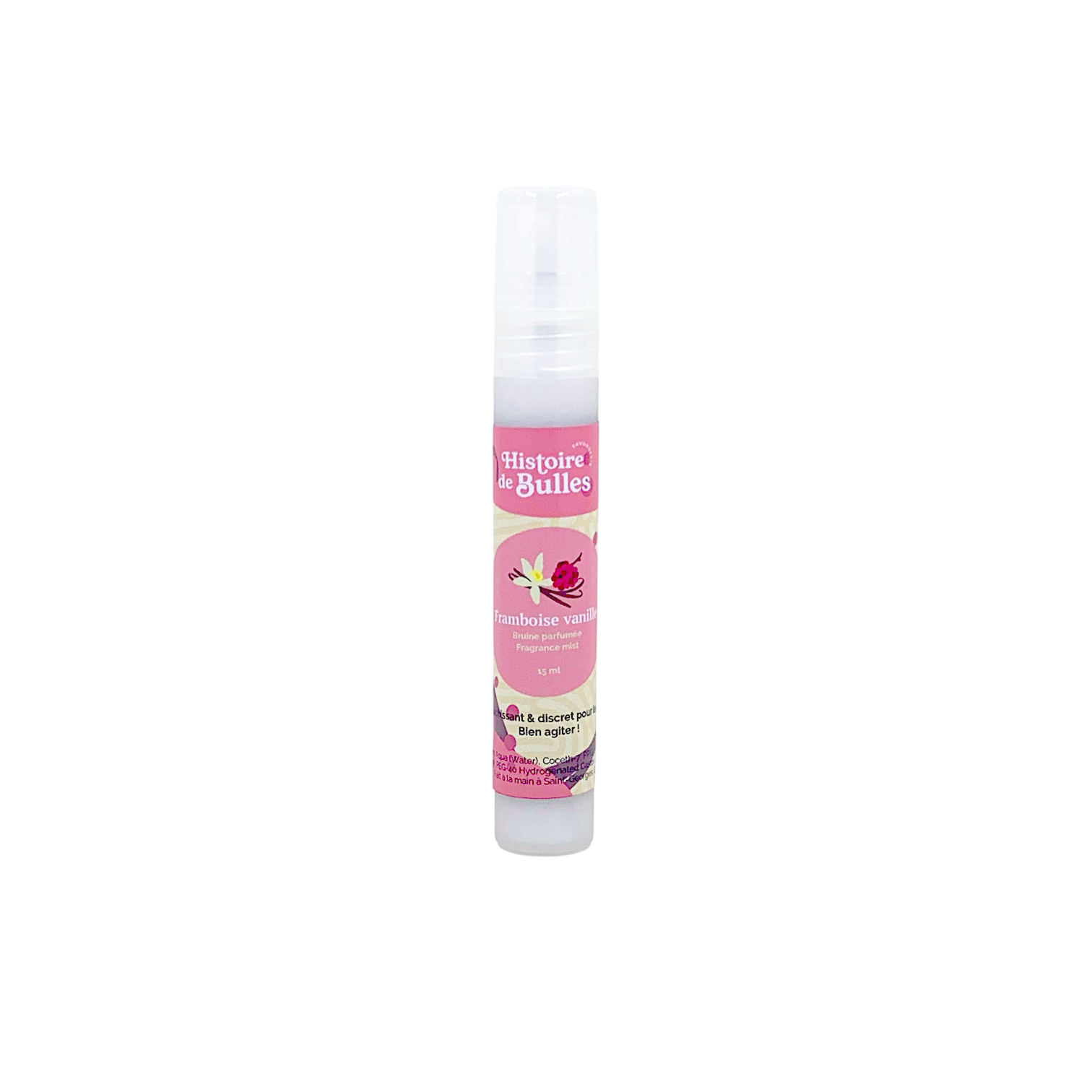 Framboise vanille - Bruine Parfumée 15 ml