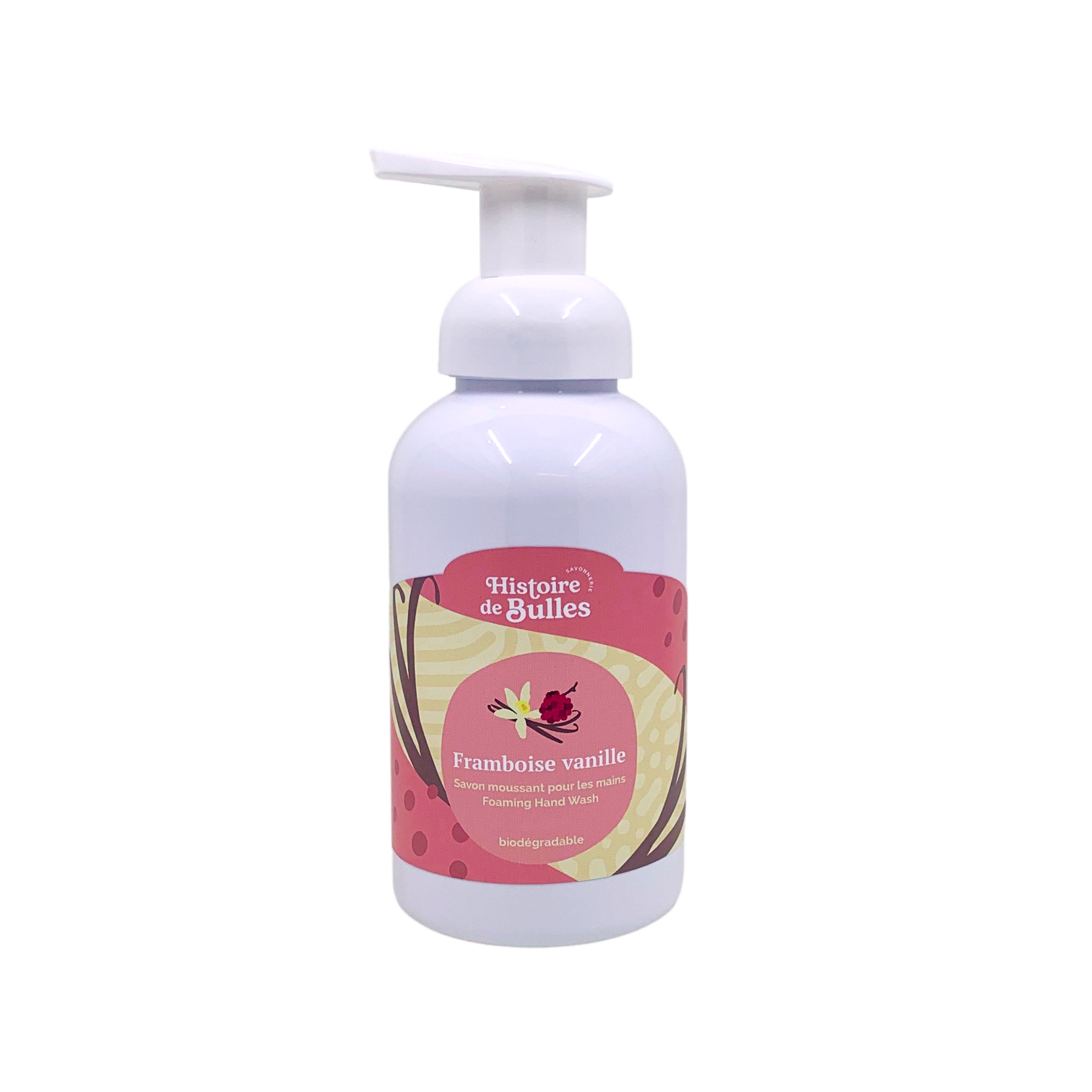 Framboise vanille - Savon moussant pour les mains