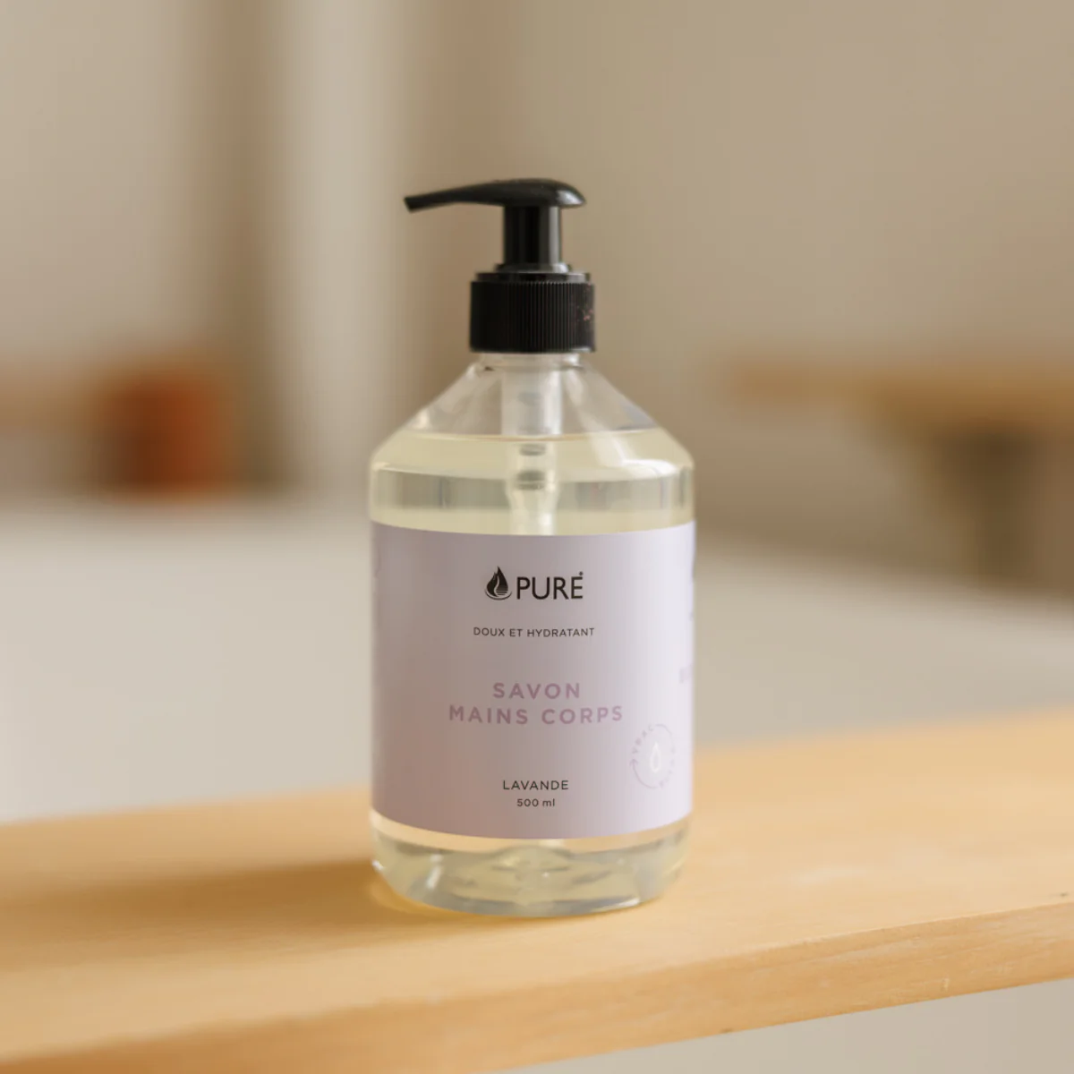 Savon mains et corps 500 mL - PURE