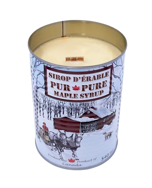 Chandelle Canne de Sirop d'Érable