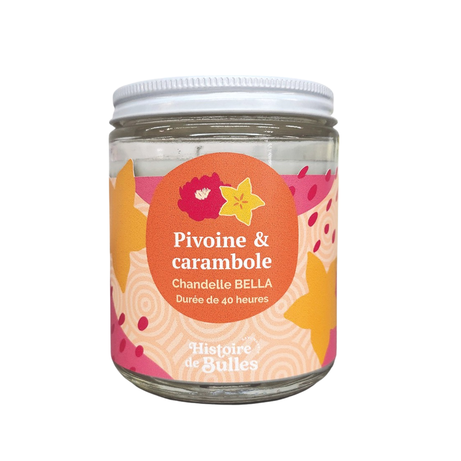 Chandelle Bella Pivoine & Carambole