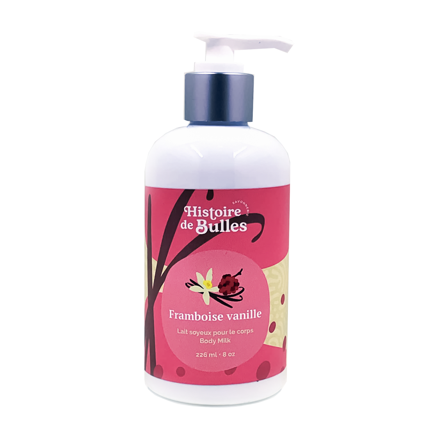 Lait soyeux Framboise vanille