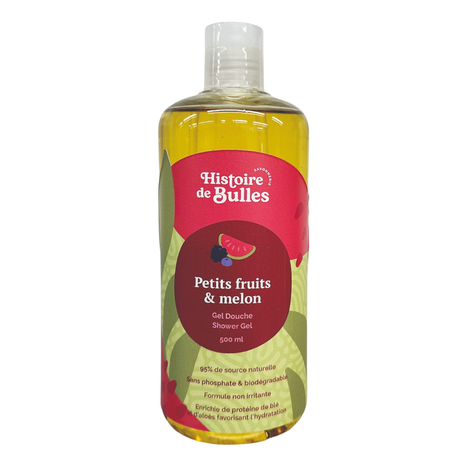 Gel douche Petits fruits & melon - 500 ml